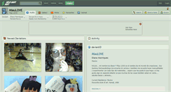 Desktop Screenshot of miaulove.deviantart.com