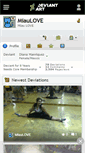 Mobile Screenshot of miaulove.deviantart.com