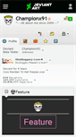 Mobile Screenshot of championx91.deviantart.com