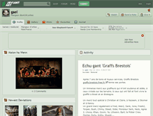 Tablet Screenshot of gael.deviantart.com