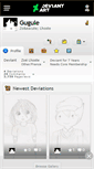 Mobile Screenshot of gugule.deviantart.com
