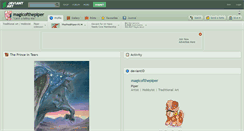 Desktop Screenshot of magicofthepiper.deviantart.com
