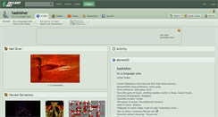 Desktop Screenshot of hashisher.deviantart.com