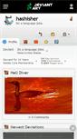 Mobile Screenshot of hashisher.deviantart.com