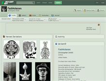 Tablet Screenshot of fastmolasses.deviantart.com