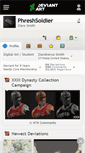 Mobile Screenshot of phreshsoldier.deviantart.com