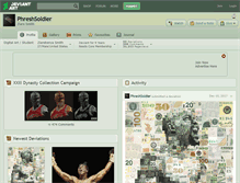 Tablet Screenshot of phreshsoldier.deviantart.com