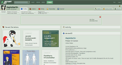 Desktop Screenshot of maplemartin.deviantart.com