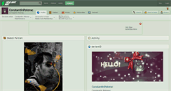 Desktop Screenshot of constantinpotorac.deviantart.com