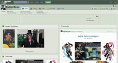 Desktop Screenshot of dasuberbevan.deviantart.com