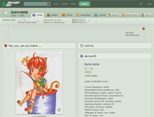 Tablet Screenshot of kuro-nene.deviantart.com