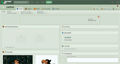 Desktop Screenshot of llordrei.deviantart.com