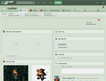 Tablet Screenshot of llordrei.deviantart.com