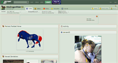 Desktop Screenshot of missdragonrider32.deviantart.com