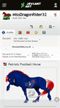 Mobile Screenshot of missdragonrider32.deviantart.com