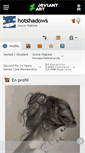Mobile Screenshot of hotshadows.deviantart.com