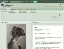 Tablet Screenshot of hotshadows.deviantart.com