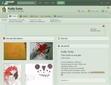 Tablet Screenshot of fluffy-turtle.deviantart.com