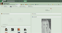 Desktop Screenshot of lightning-xd.deviantart.com