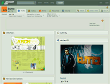 Tablet Screenshot of bumo.deviantart.com