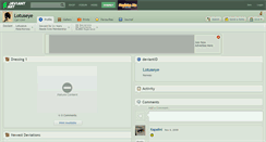 Desktop Screenshot of lotuseye.deviantart.com
