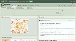 Desktop Screenshot of klaudnyne.deviantart.com