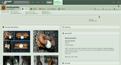 Desktop Screenshot of mozdynamite.deviantart.com