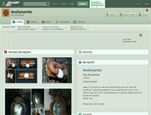 Tablet Screenshot of mozdynamite.deviantart.com