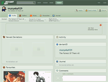 Tablet Screenshot of munyeka929.deviantart.com