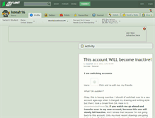 Tablet Screenshot of keeah16.deviantart.com