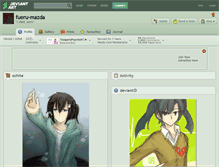 Tablet Screenshot of fueru-mazda.deviantart.com