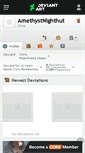 Mobile Screenshot of amethystnighthut.deviantart.com