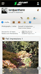 Mobile Screenshot of lordpanthere.deviantart.com
