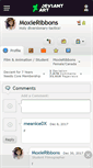 Mobile Screenshot of moxieribbons.deviantart.com