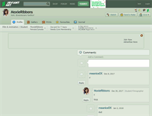 Tablet Screenshot of moxieribbons.deviantart.com