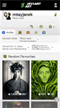 Mobile Screenshot of missyjanek.deviantart.com