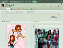 Tablet Screenshot of ooxianghuaoo.deviantart.com