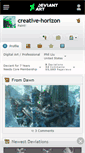 Mobile Screenshot of creative-horizon.deviantart.com