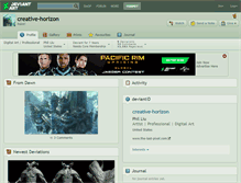 Tablet Screenshot of creative-horizon.deviantart.com