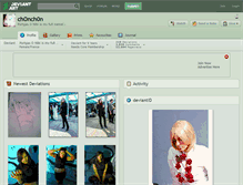Tablet Screenshot of chonch0n.deviantart.com