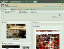 Tablet Screenshot of n3ak.deviantart.com