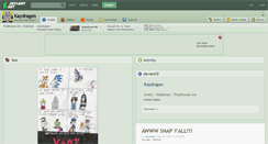 Desktop Screenshot of kaydragon.deviantart.com