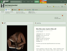 Tablet Screenshot of herrmannmunster.deviantart.com