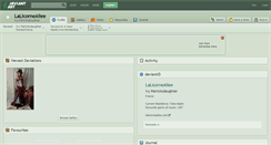 Desktop Screenshot of lalicorneailee.deviantart.com