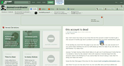 Desktop Screenshot of doomed-swordmaster.deviantart.com