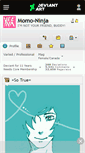 Mobile Screenshot of momo-ninja.deviantart.com