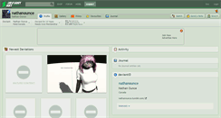 Desktop Screenshot of nathanounce.deviantart.com
