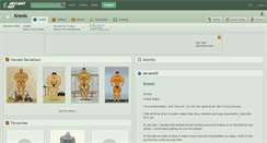 Desktop Screenshot of kreois.deviantart.com