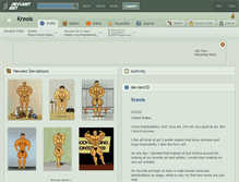 Tablet Screenshot of kreois.deviantart.com