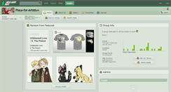 Desktop Screenshot of place-for-artists.deviantart.com